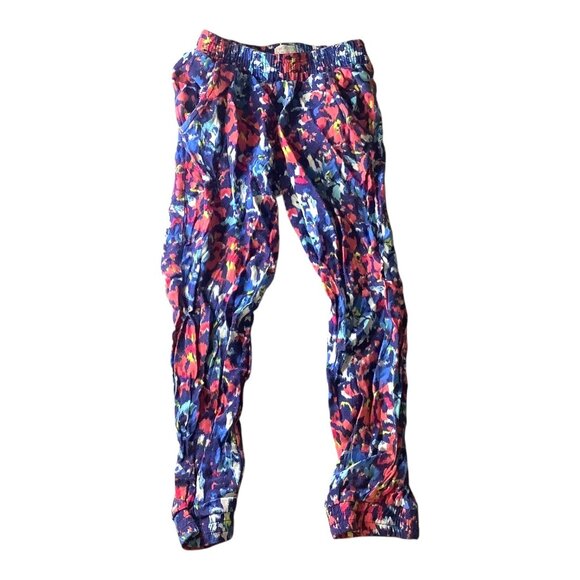 Children's Place Girls Multicolor Abstract Print Jogger Pants 5/6 Elastic Waist - Picture 1 of 6